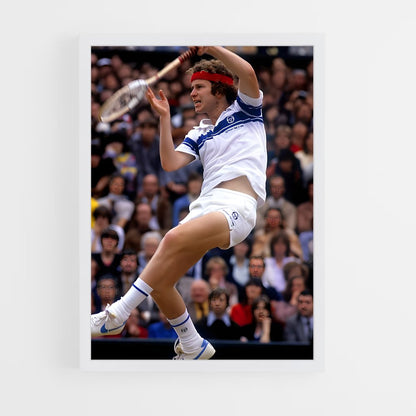ap-john mcenroe-9 cadre Blanc