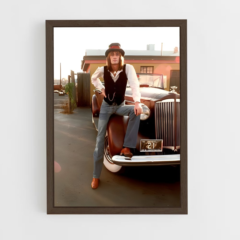 ap-john mcvie-3 cadre Bois foncé