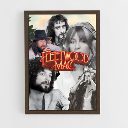 ap-john mcvie-4 cadre Bois foncé