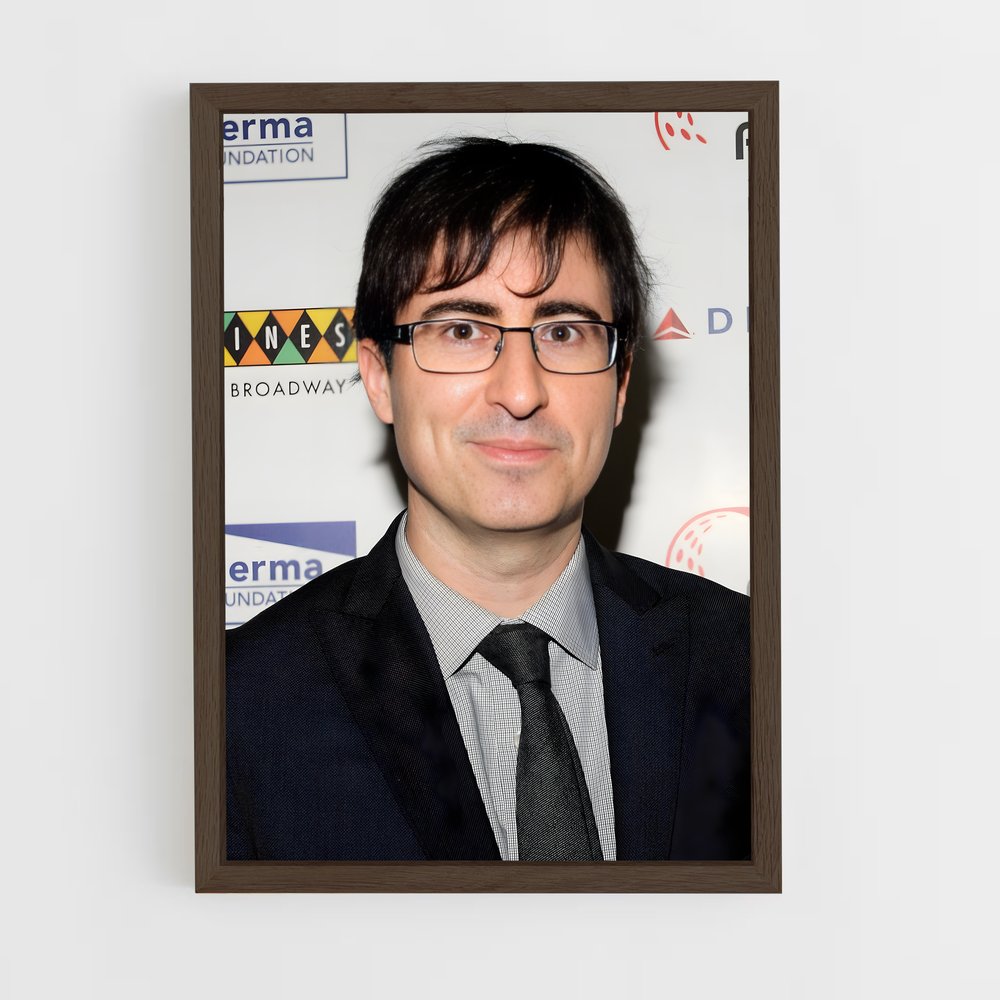 ap-john oliver-3 cadre Bois foncé
