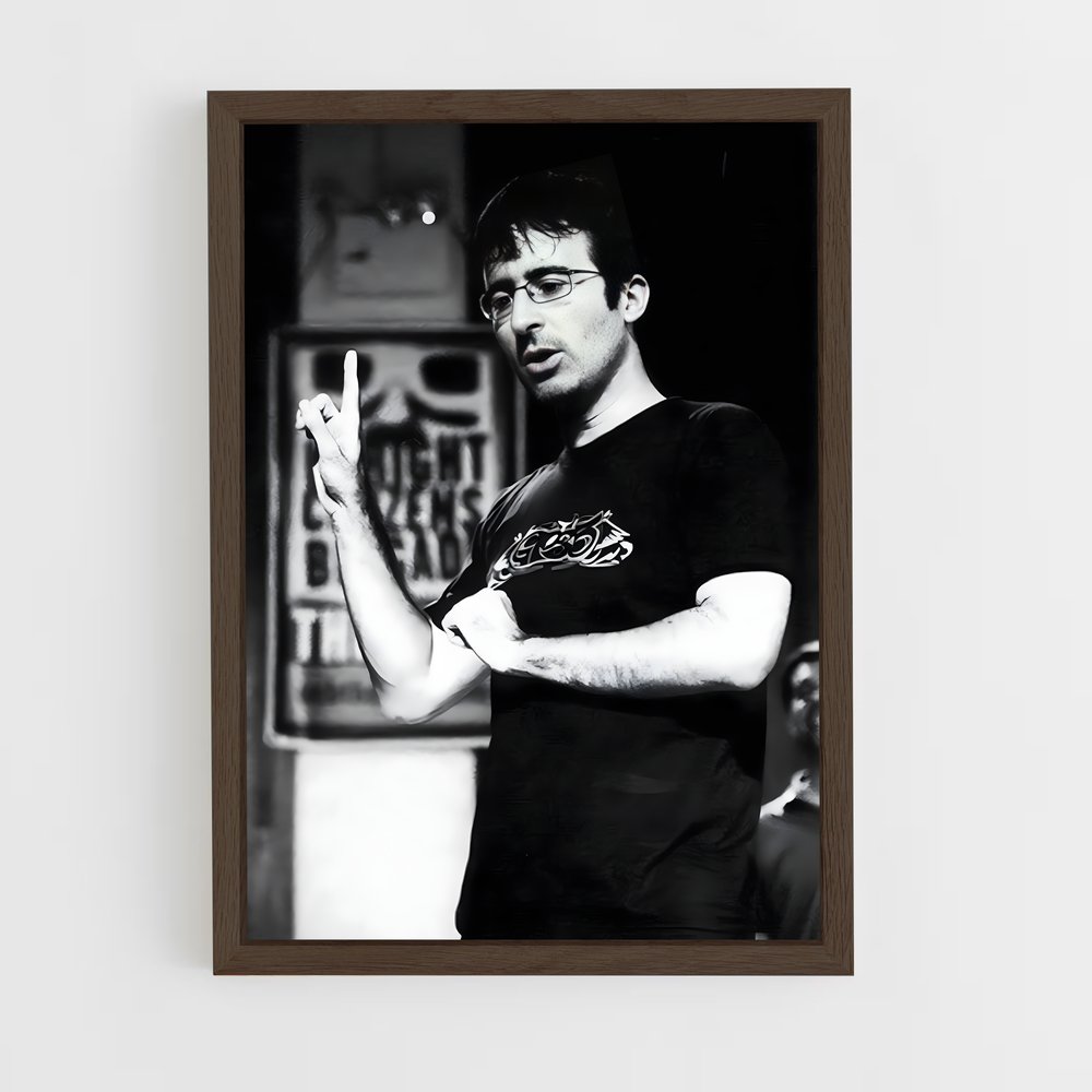 ap-john oliver-4 cadre Bois foncé