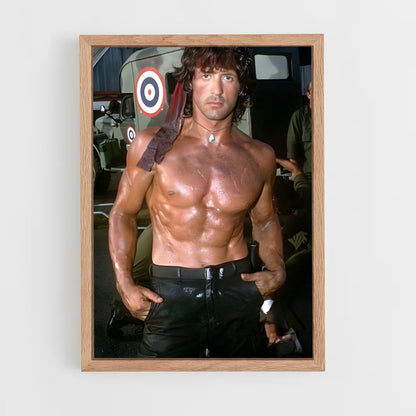 ap-john rambo-4 cadre Bois clair