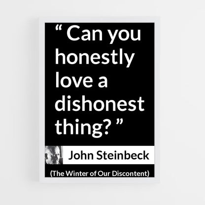 ap-john steinbeck-10 cadre Blanc