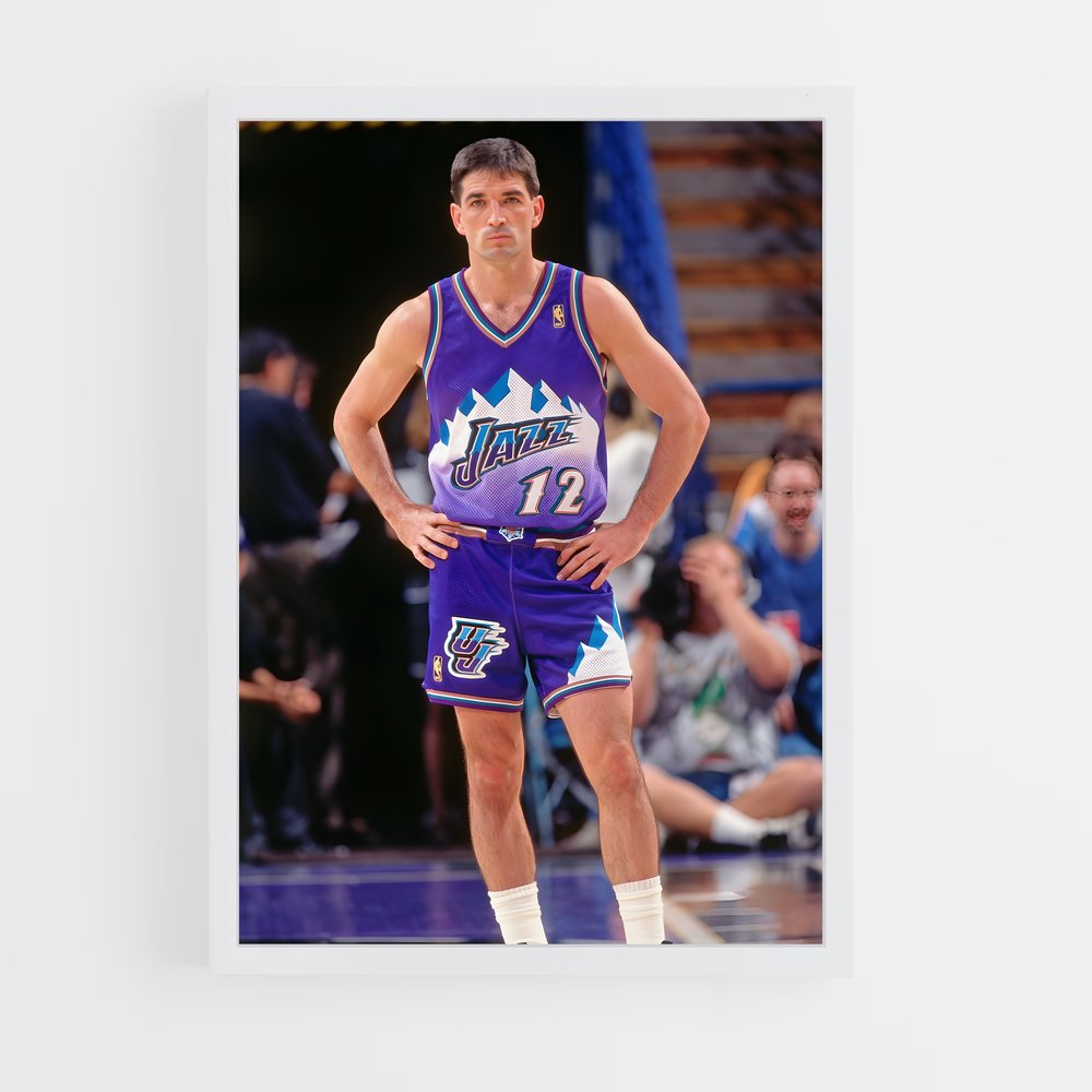 ap-john stockton-1 cadre Blanc