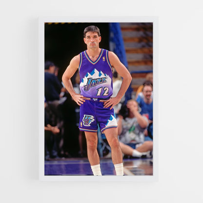 ap-john stockton-1 cadre Blanc