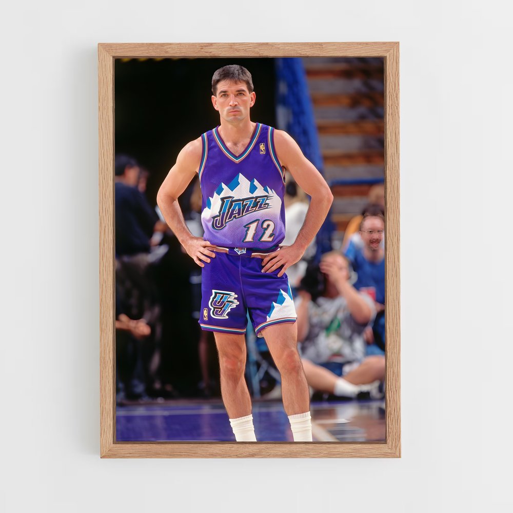 ap-john stockton-1 cadre Bois clair