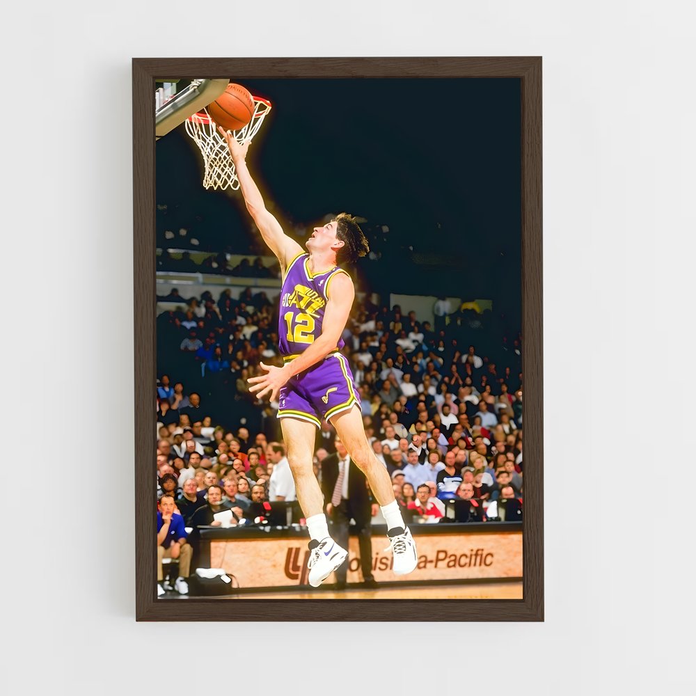 ap-john stockton-10 cadre Bois foncé