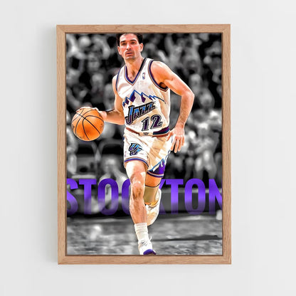 ap-john stockton-11 cadre Bois clair
