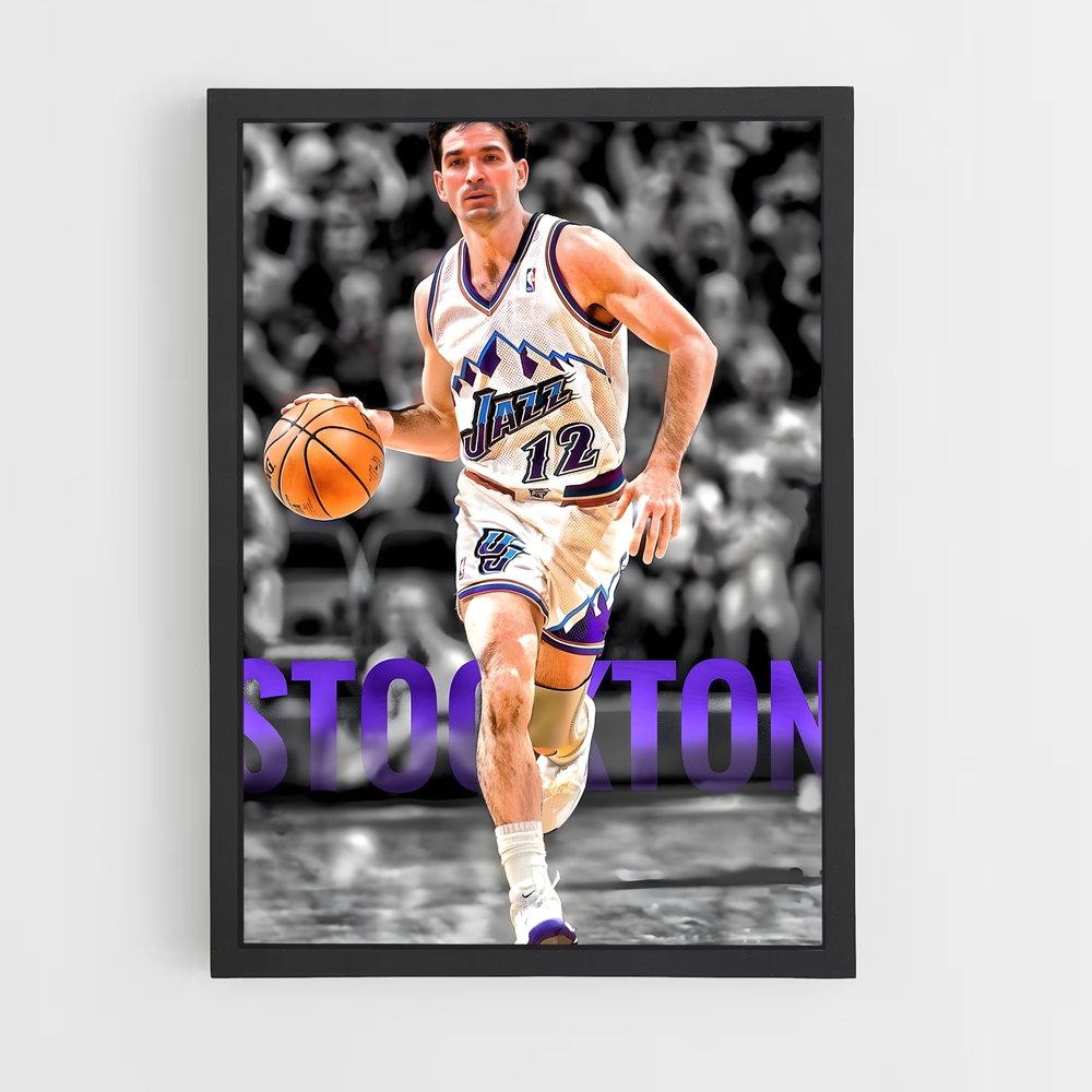 ap-john stockton-11 cadre Noir