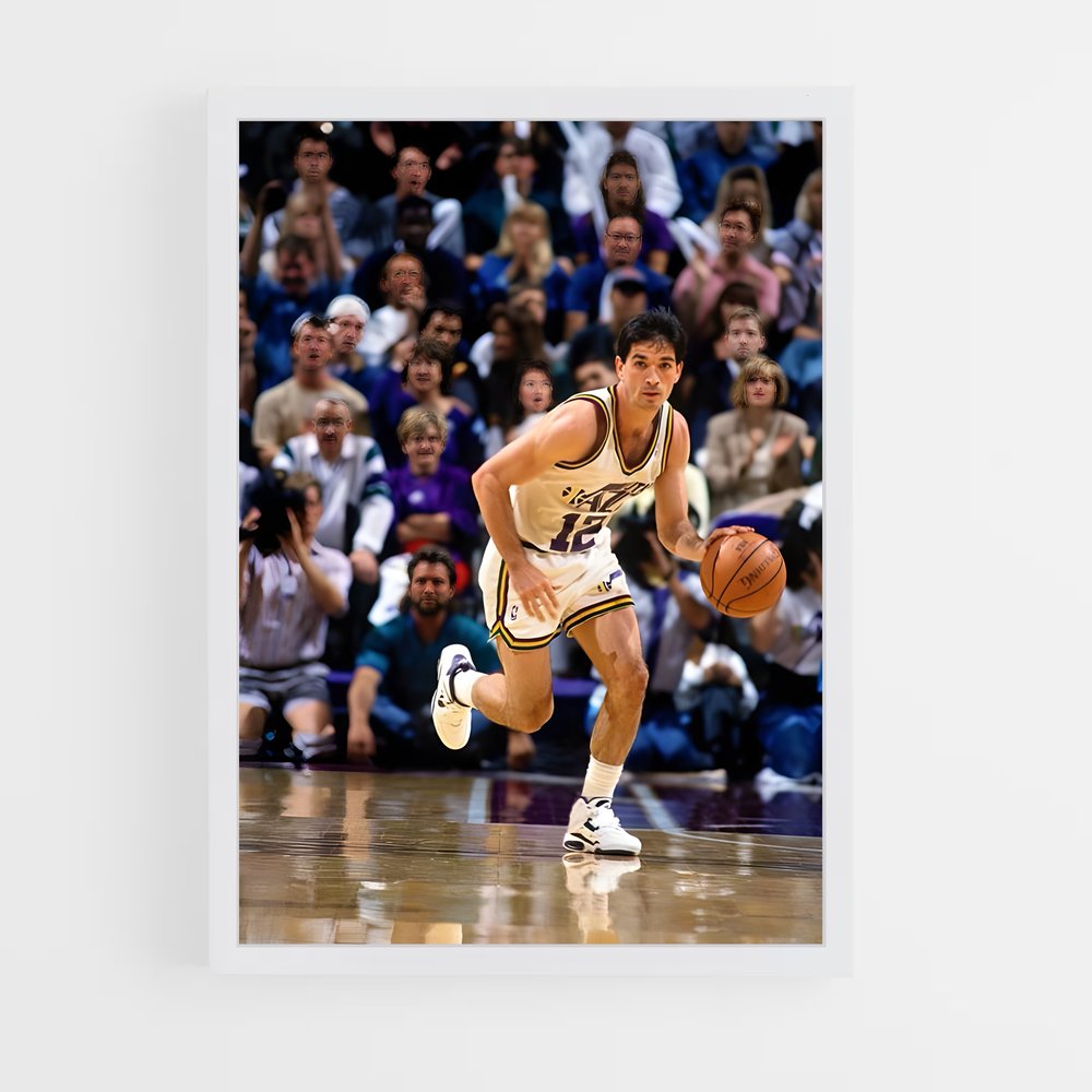 ap-john stockton-12 cadre Blanc
