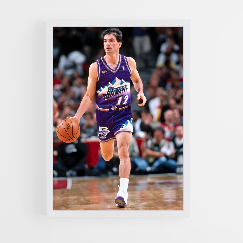 ap-john stockton-2 cadre Blanc