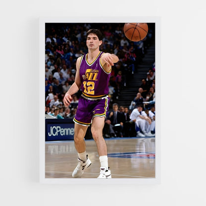 ap-john stockton-3 cadre Blanc
