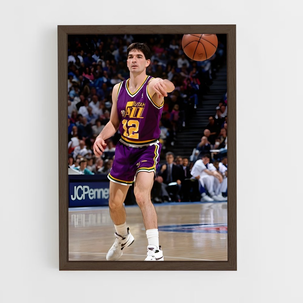 ap-john stockton-3 cadre Bois foncé
