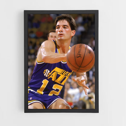 ap-john stockton-8 cadre Noir