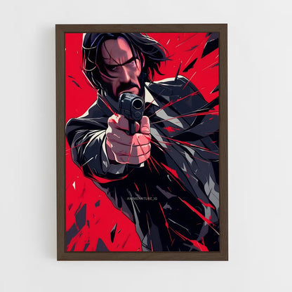 ap-john wick-3 cadre Bois foncé