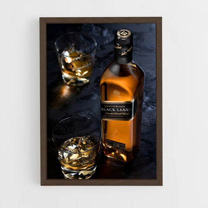 ap-johnnie walker-2 cadre Bois foncé