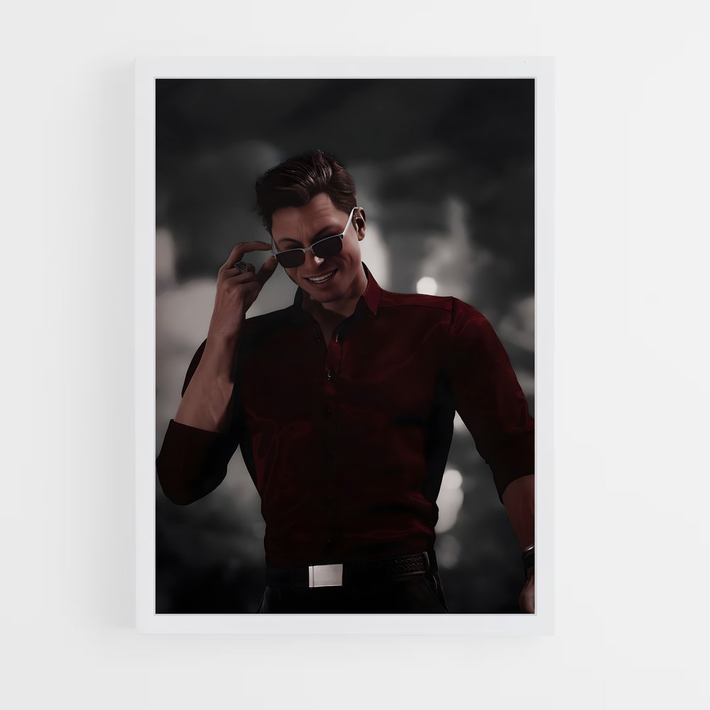 ap-johnny cage-1 cadre Blanc