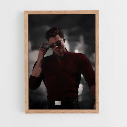 ap-johnny cage-1 cadre Bois clair