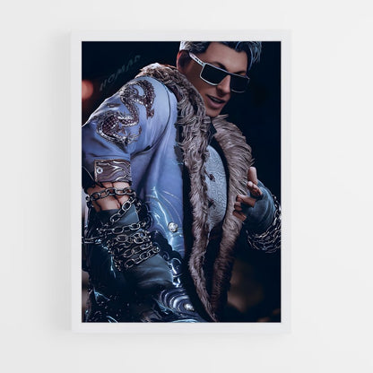 ap-johnny cage-3 cadre Blanc