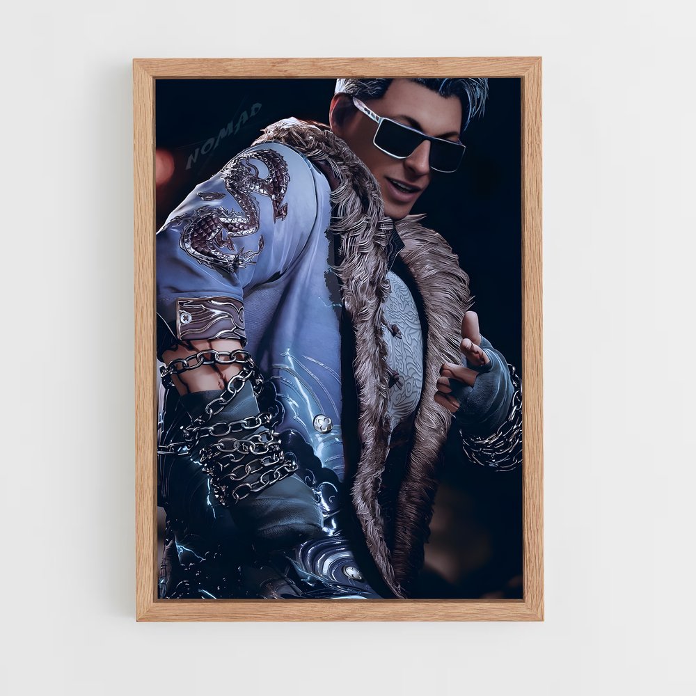 ap-johnny cage-3 cadre Bois clair