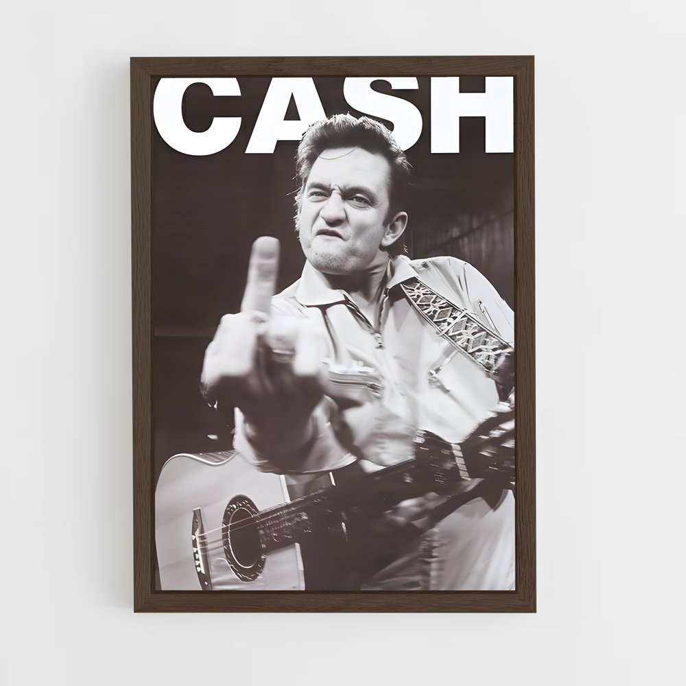ap-johnny cash-1 cadre Bois foncé
