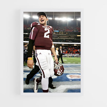 ap-johnny manziel-3 cadre Blanc
