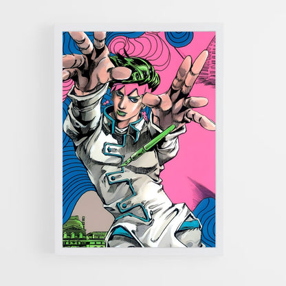 ap-jojos bizarre adventure-2 cadre Blanc