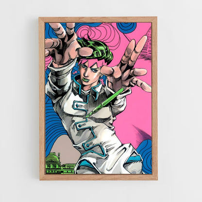 ap-jojos bizarre adventure-2 cadre Bois clair