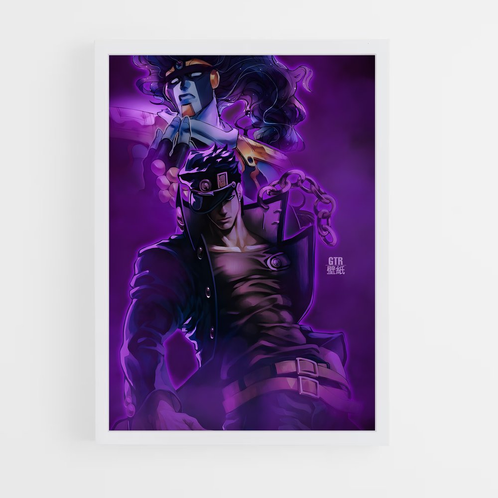 ap-jojos bizarre adventure-5 cadre Blanc