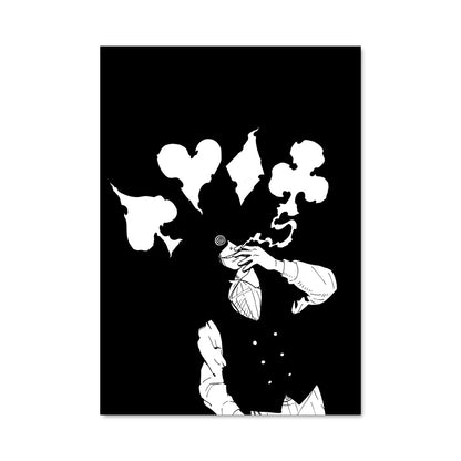 Poster Joker en Flammes