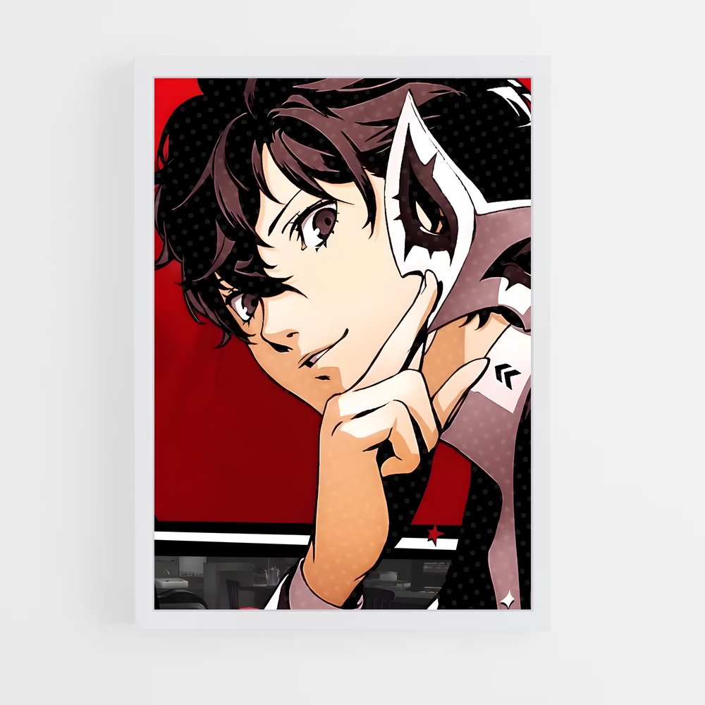 ap-joker persona 5-1 cadre Blanc