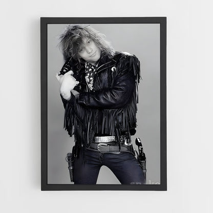 ap-jon bon jovi-3 cadre Noir