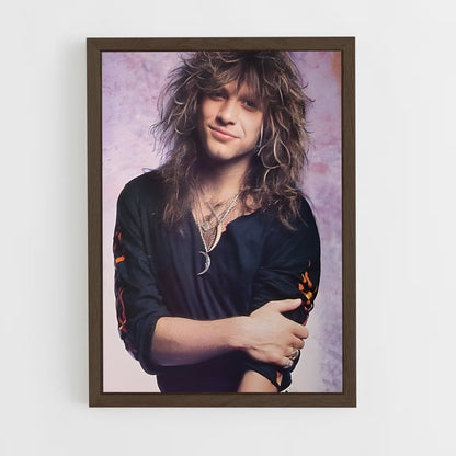 ap-jon bon jovi-4 cadre Bois foncé