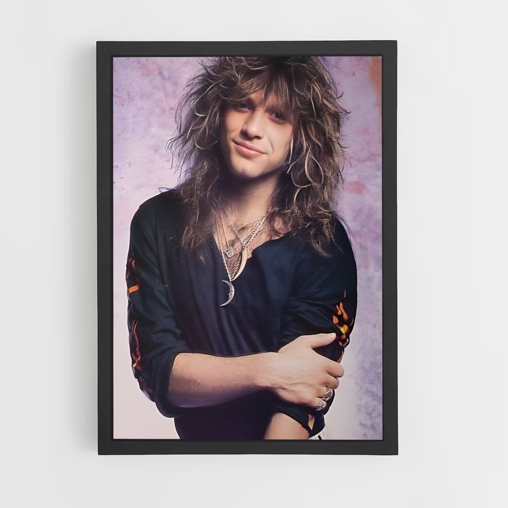 ap-jon bon jovi-4 cadre Noir