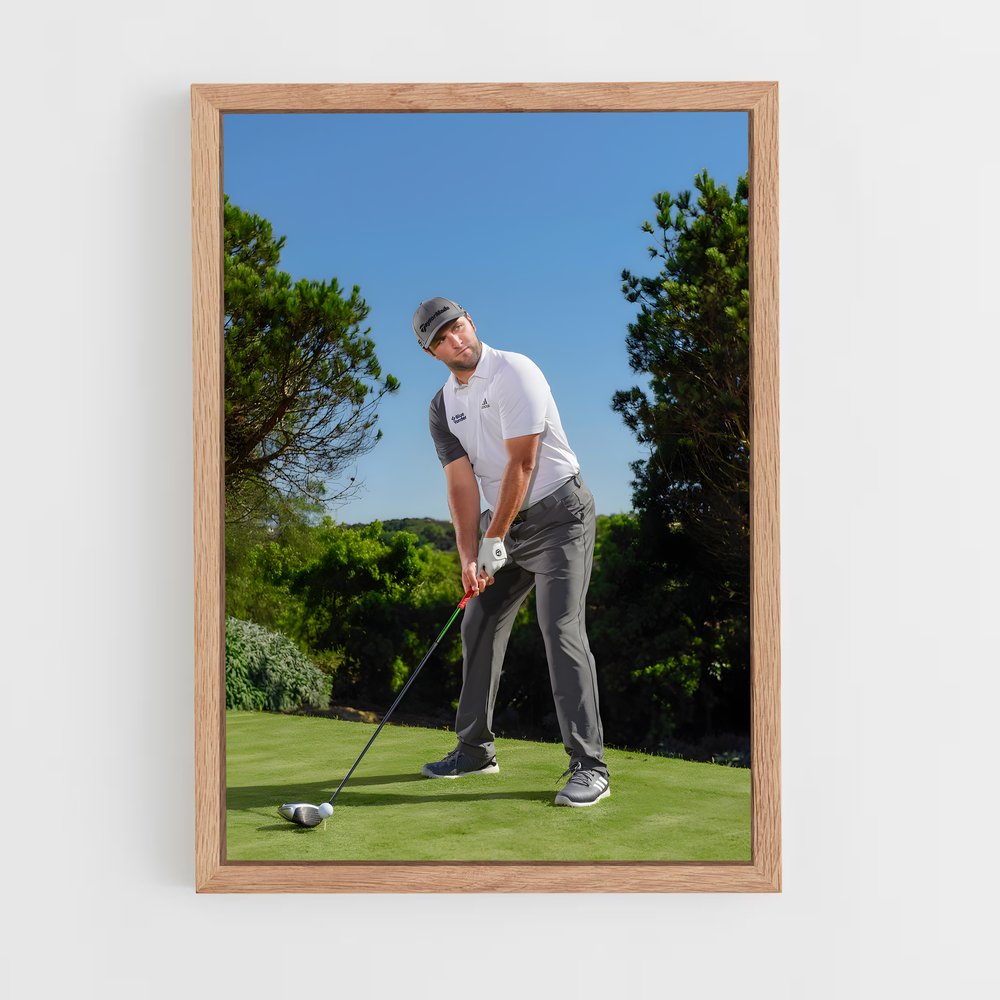 ap-jon rahm-1 cadre Bois clair