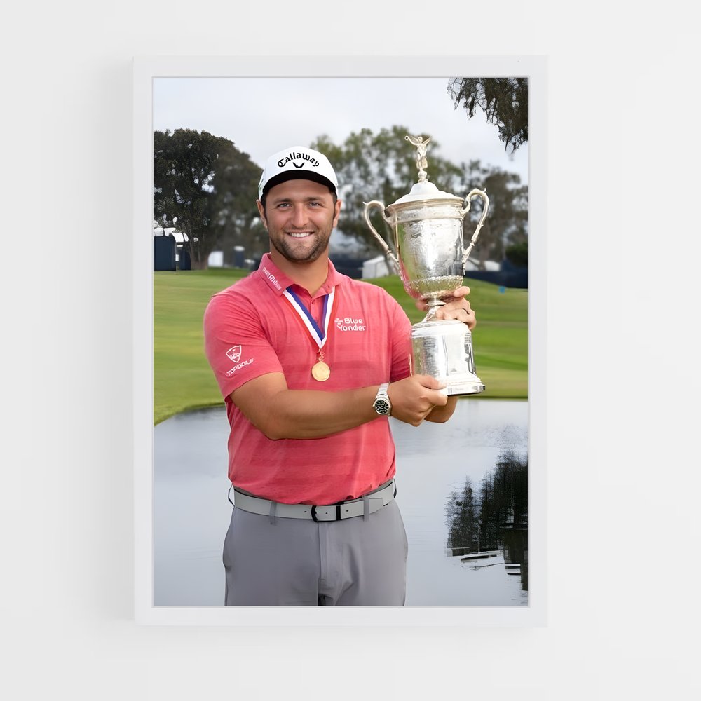 ap-jon rahm-2 cadre Blanc