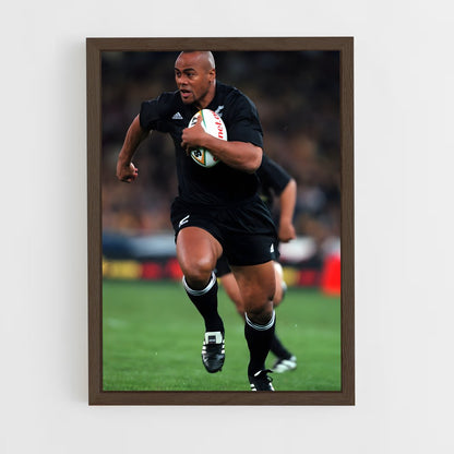 ap-jonah lomu-1 cadre Bois foncé