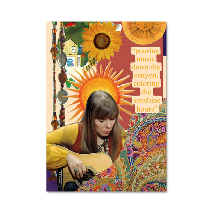 Poster Joni en Couleurs