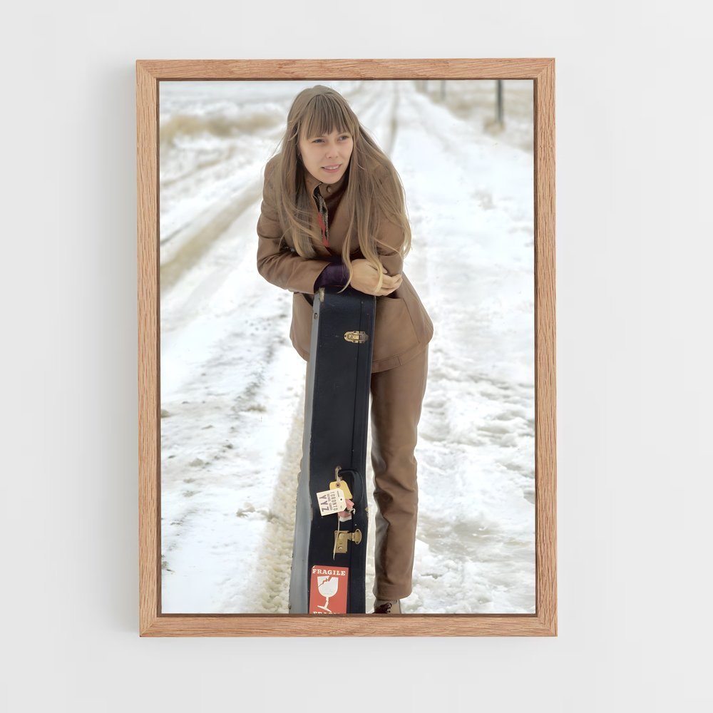 ap-joni mitchell-4 cadre Bois clair