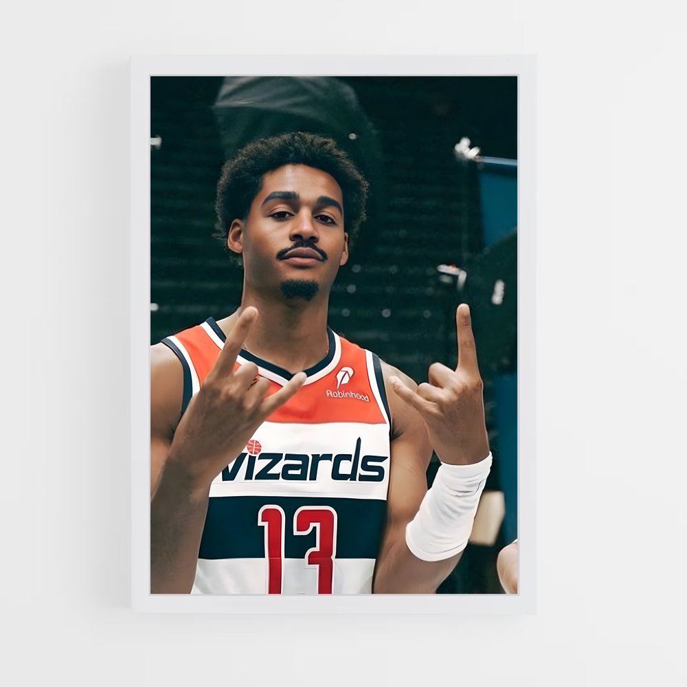 ap-jordan poole-4 cadre Blanc