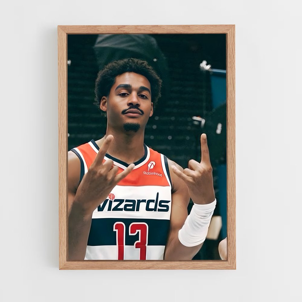 ap-jordan poole-4 cadre Bois clair