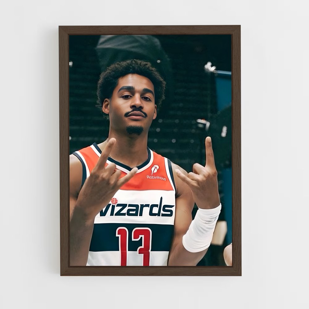 ap-jordan poole-4 cadre Bois foncé
