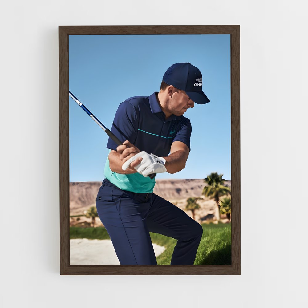 ap-jordan spieth-1 cadre Bois foncé