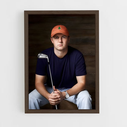 ap-jordan spieth-5 cadre Bois foncé
