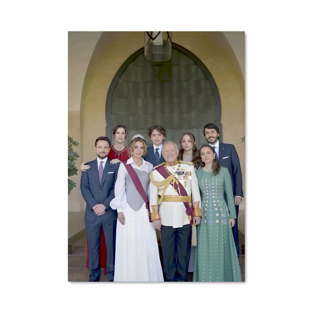 Poster Famille Royale Jordanienne