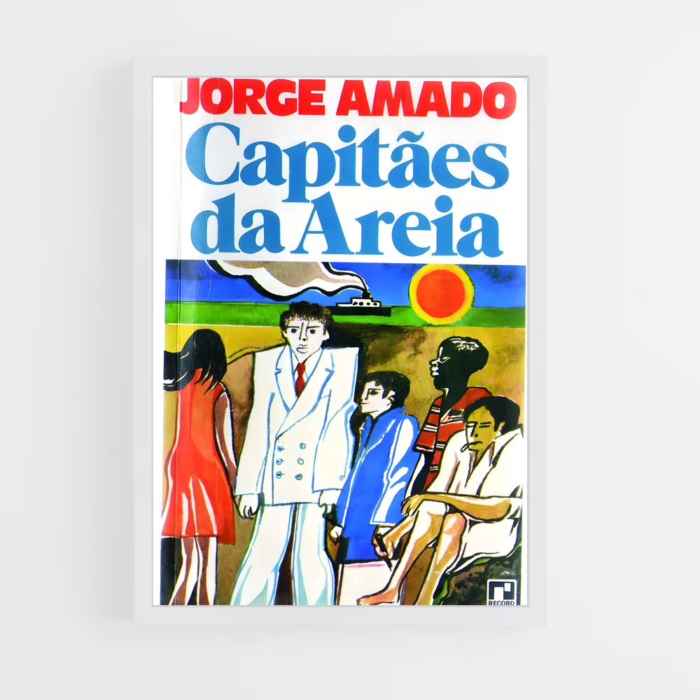 ap-jorge amado-7 cadre Blanc