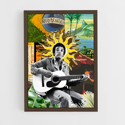 ap-jorge ben jor-1 cadre Bois foncé