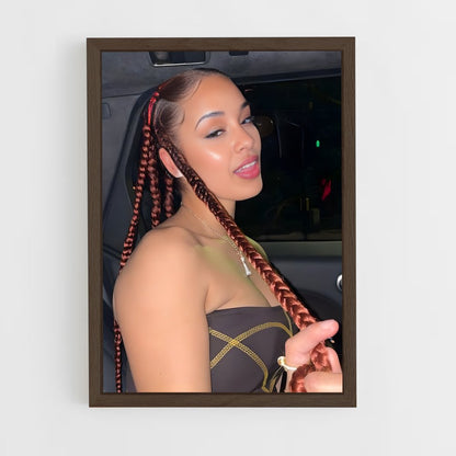 ap-jorja smith-4 cadre Bois foncé