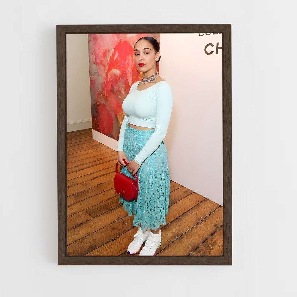 ap-jorja smith-6 cadre Bois foncé
