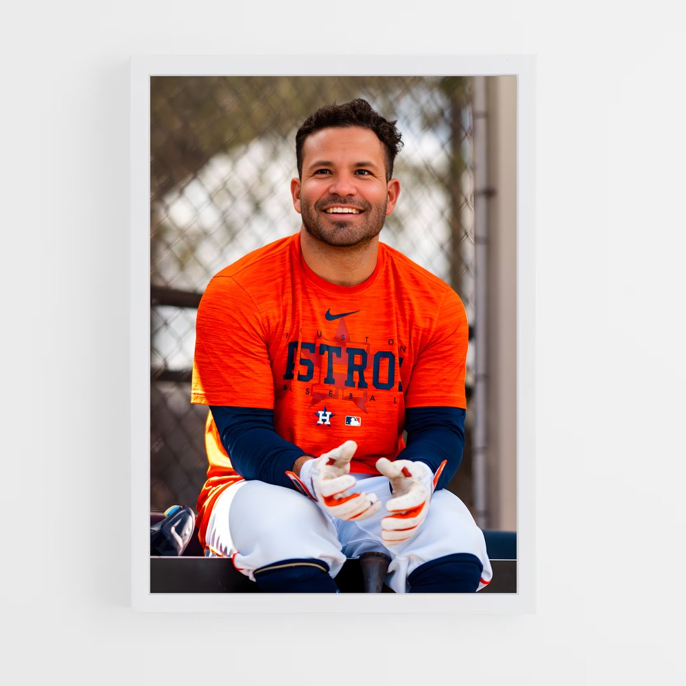 ap-jose altuve-1 cadre Blanc
